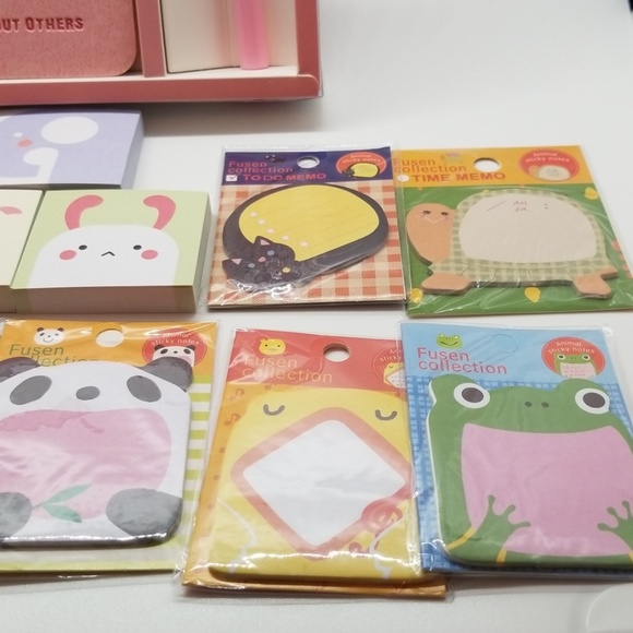 Kawaii mixed animal designs stationary gift set. - Picture 5 of 5